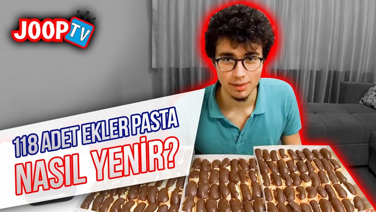 118 Adet Ekler Pasta Nasıl Yenir